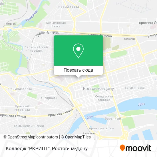 Карта Колледж "РКРИПТ"