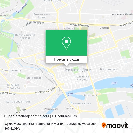 Карта художественная школа имени грекова
