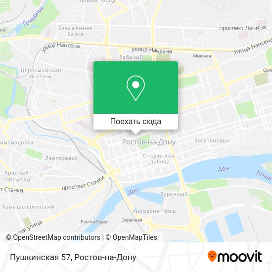 Карта Пушкинская 57