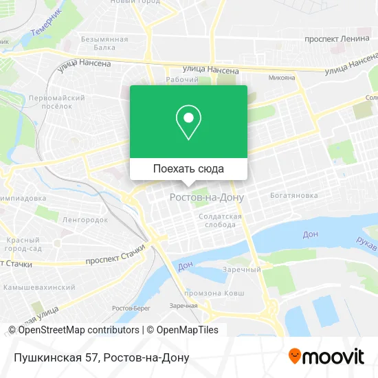 Карта Пушкинская 57