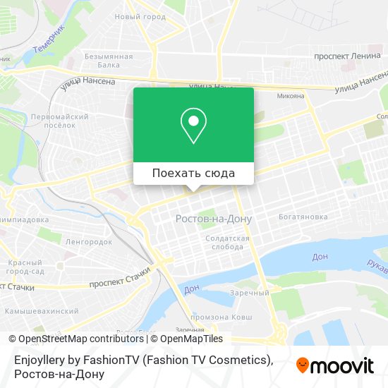 Карта Enjoyllery by FashionTV (Fashion TV Cosmetics)
