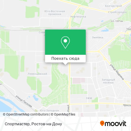 Карта Спортмастер