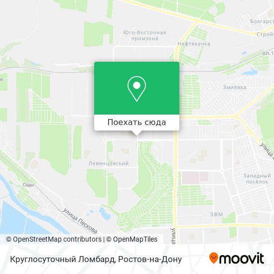 Карта Круглосуточный Ломбард