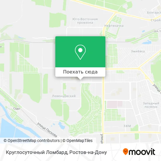 Карта Круглосуточный Ломбард