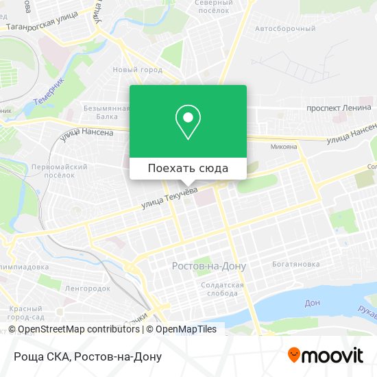 Карта Роща СКА