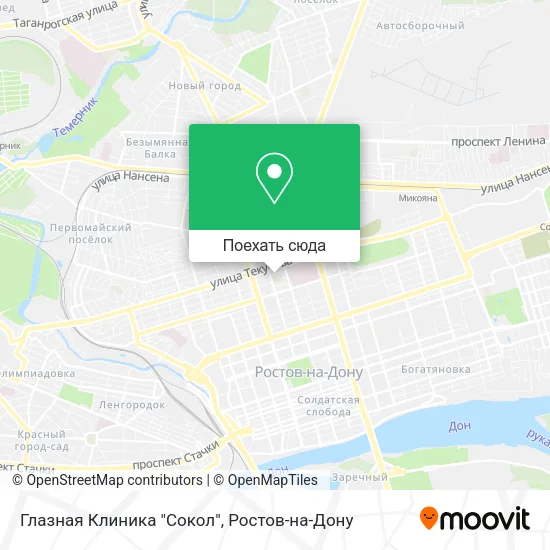 Карта Глазная Клиника "Сокол"