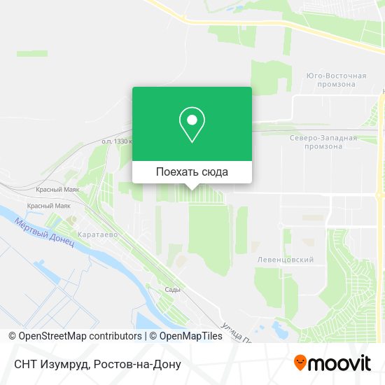 Карта СНТ Изумруд