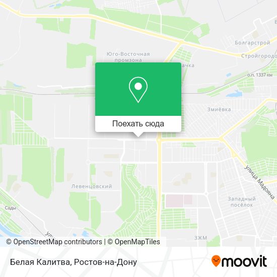 Карта Белая Калитва