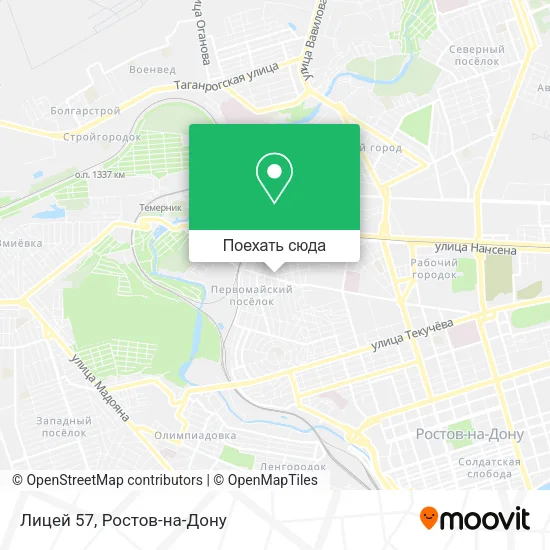 Карта Лицей 57