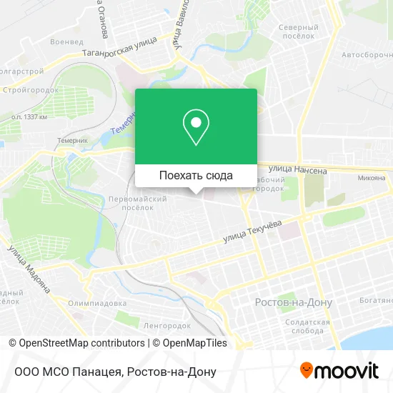 Карта ООО МСО Панацея