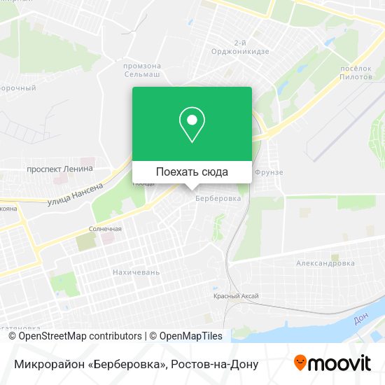 Карта Микрорайон «Берберовка»