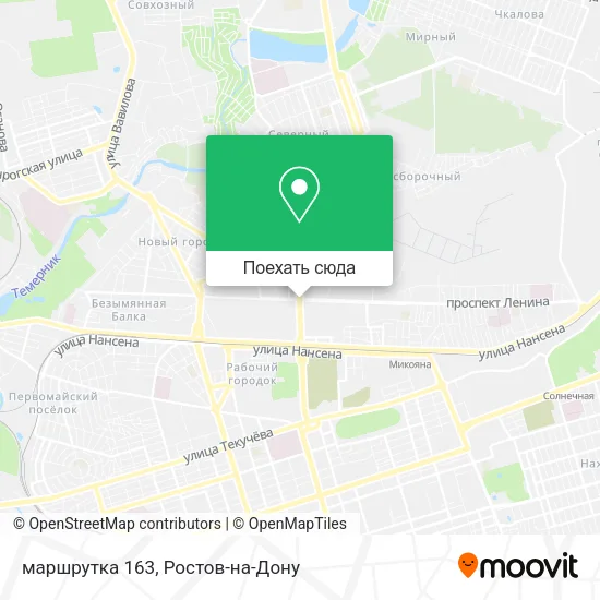 Карта маршрутка 163