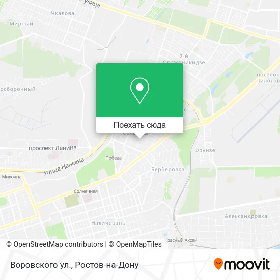 Карта Воровского ул.