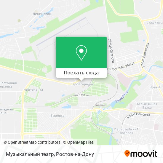 Карта Музыкальный театр