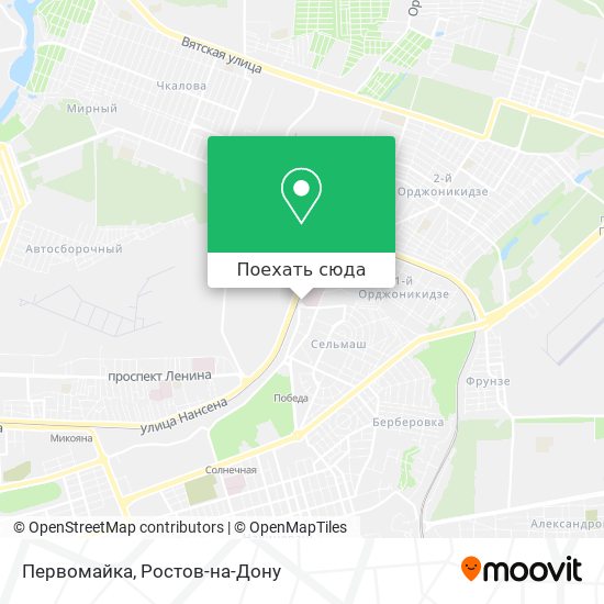 Карта Первомайка
