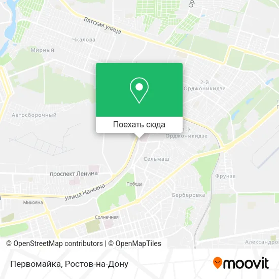 Карта Первомайка