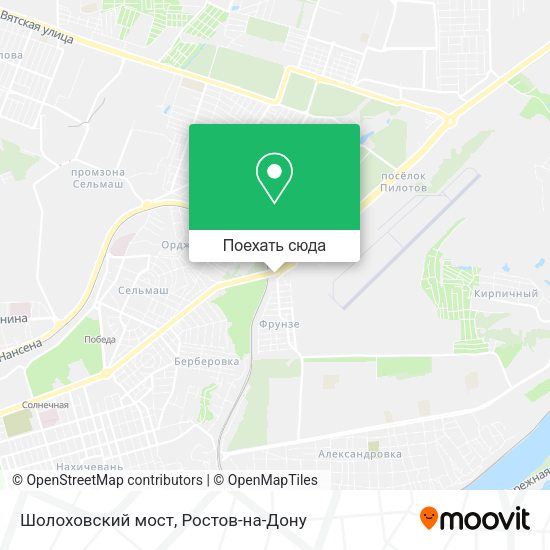 Карта Шолоховский мост