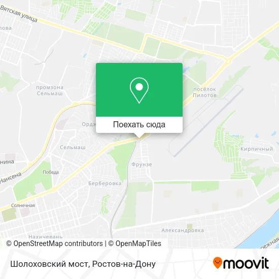 Карта Шолоховский мост