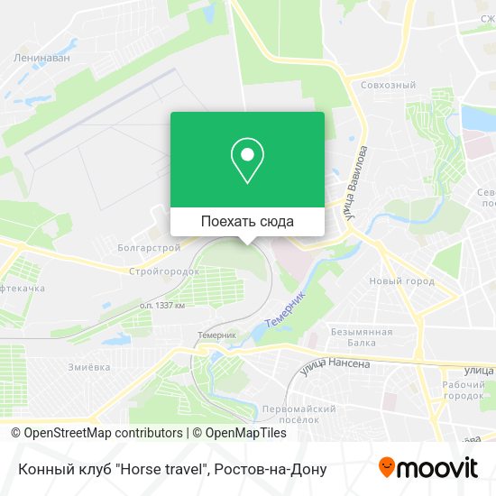 Карта Конный клуб "Horse travel"