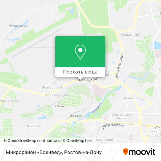 Карта Микрорайон «Военвед»