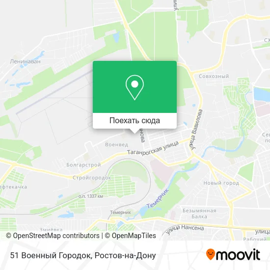 Карта 51 Военный Городок