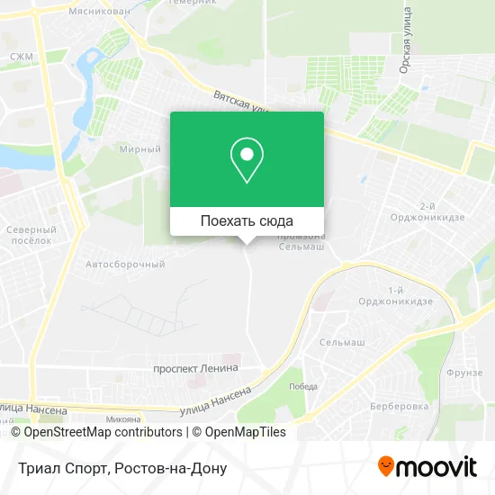 Карта Триал Спорт