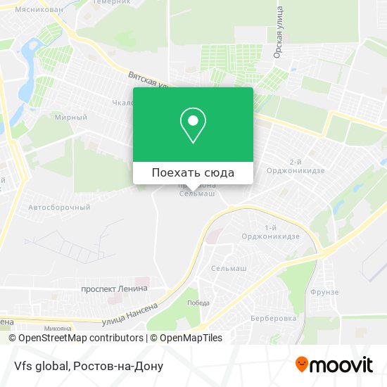 Карта Vfs global