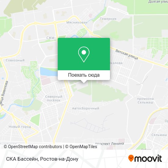 Карта СКА Бассейн