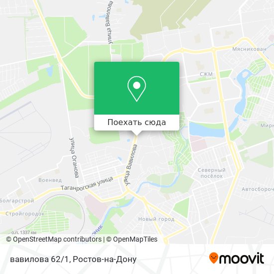 Карта вавилова 62/1