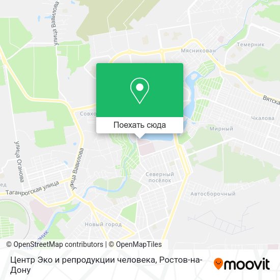 Карта Центр Эко и репродукции человека