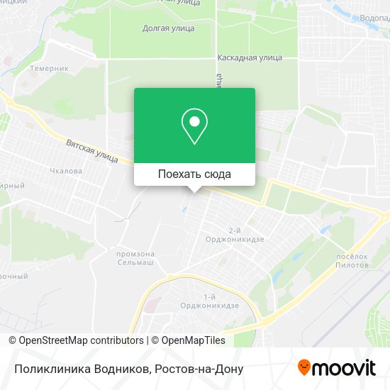 Карта Поликлиника Водников