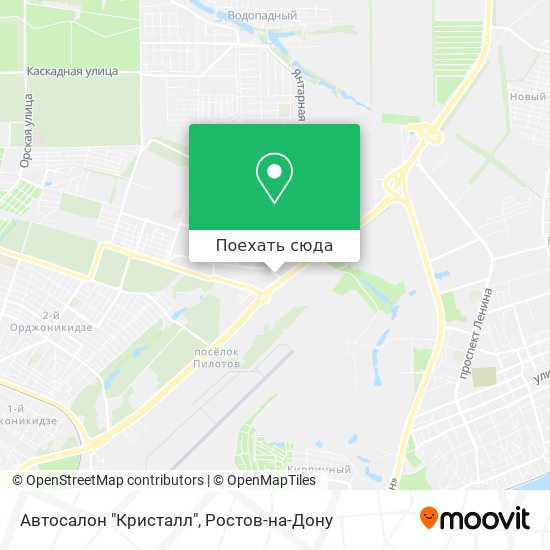 Карта Автосалон "Кристалл"
