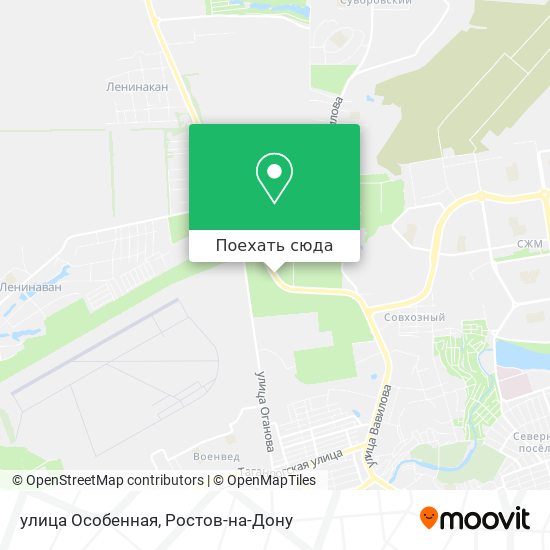 Карта улица Особенная