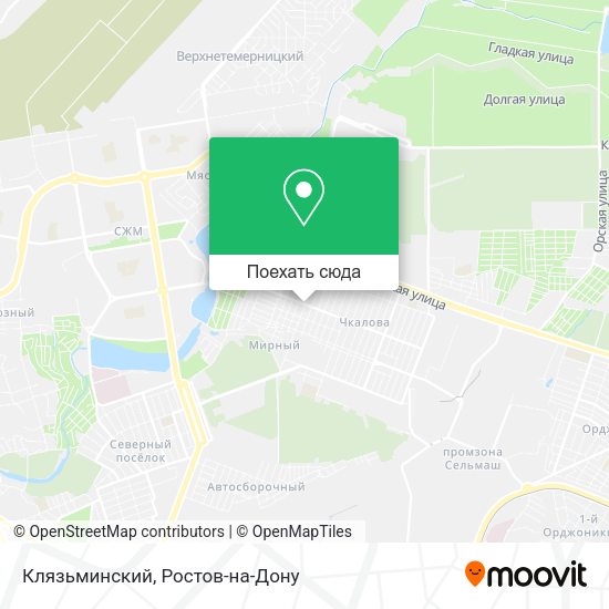 Карта Клязьминский