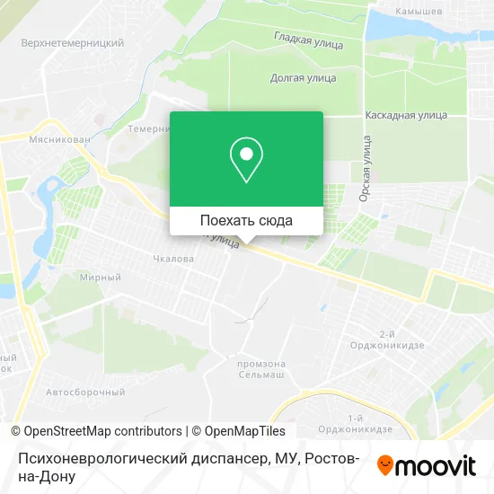 Карта Психоневрологический диспансер, МУ