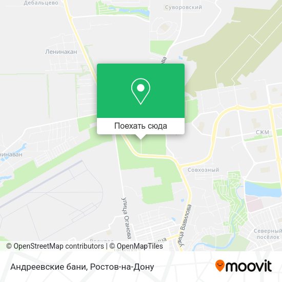 Карта Андреевские бани