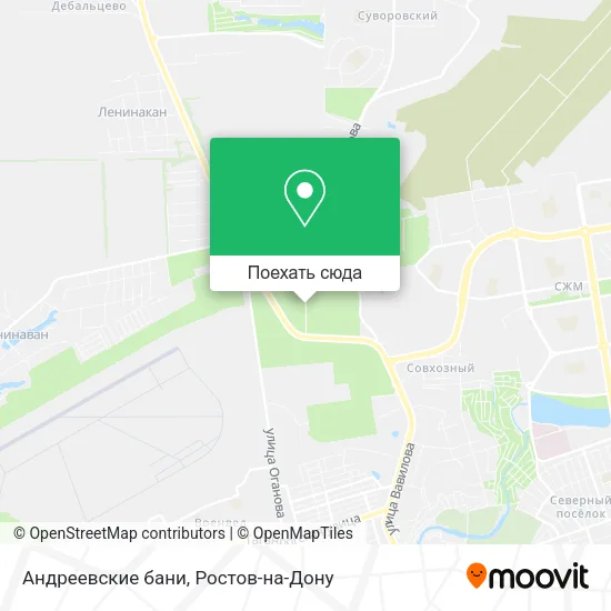 Карта Андреевские бани