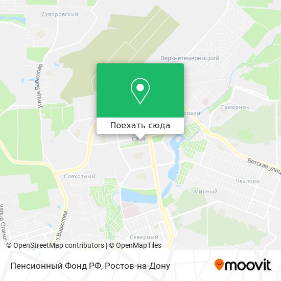 Карта Пенсионный Фонд РФ