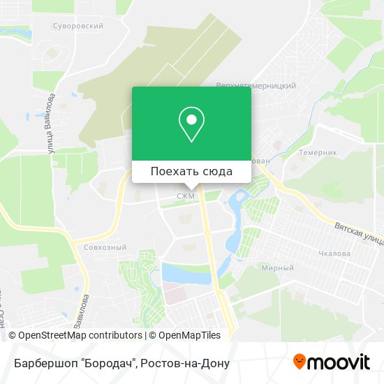 Карта Барбершоп "Бородач"