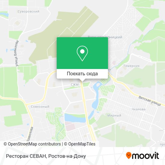 Карта Ресторан СЕВАН