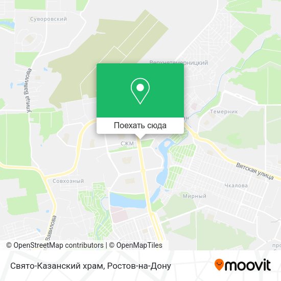 Карта Свято-Казанский храм