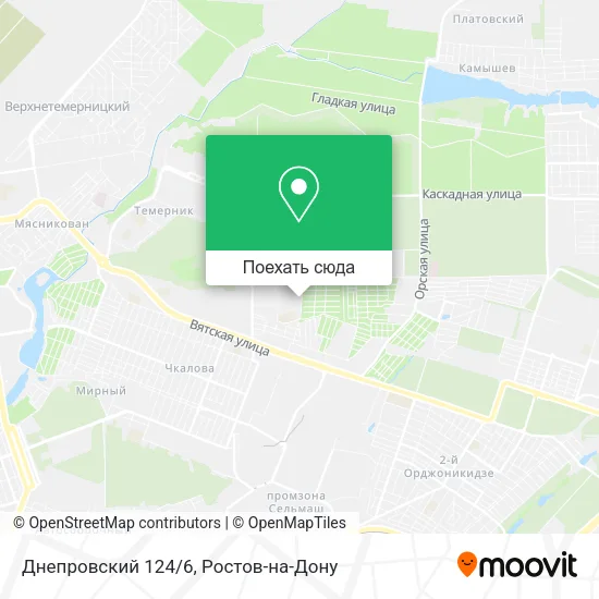 Карта Днепровский 124/6