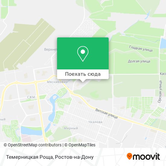 Карта Темерницкая Роща