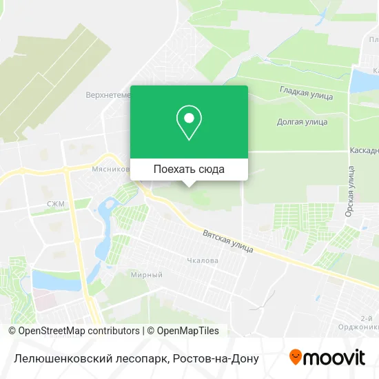 Карта Лелюшенковский лесопарк