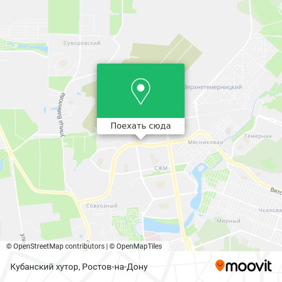 Карта Кубанский хутор