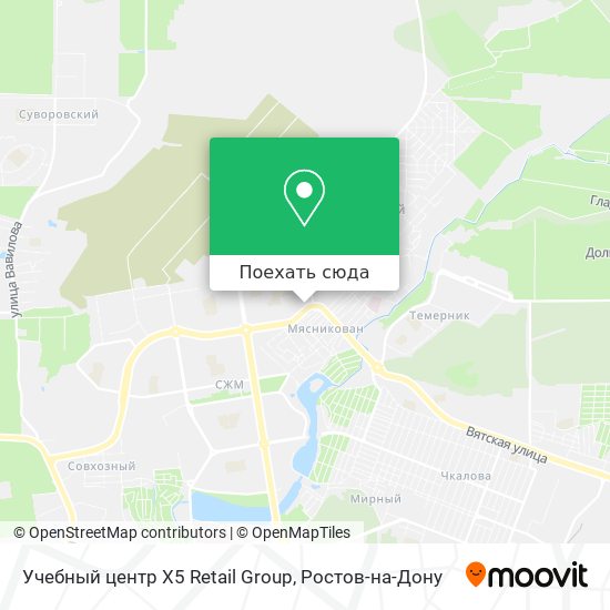 Карта Учебный центр X5 Retail Group