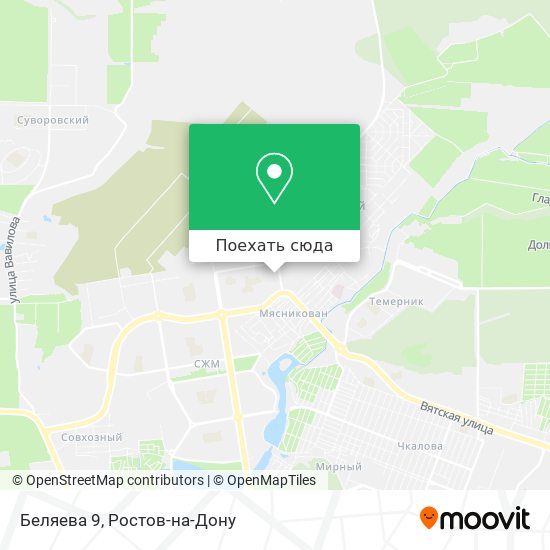 Карта Беляева 9