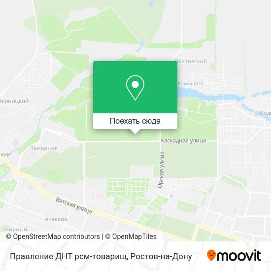 Карта Правление ДНТ рсм-товарищ
