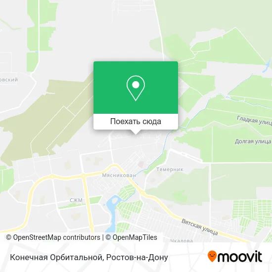 Карта Конечная Орбитальной
