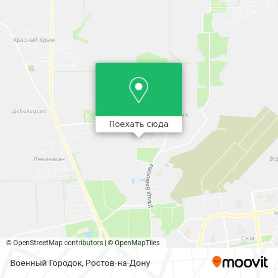Карта Военный Городок
